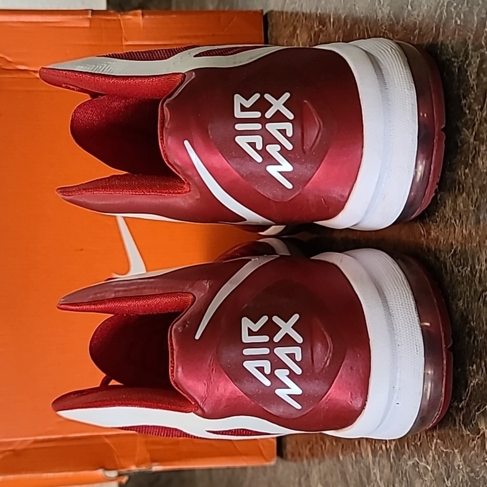 Nike Air Max Hyper Aggressor TB Gym Red White Mens Sneakers 524867-600 Size 14 - Picture 5 of 16